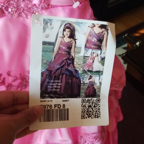 PINK GIRLS DRESS - Picture 3 of 8